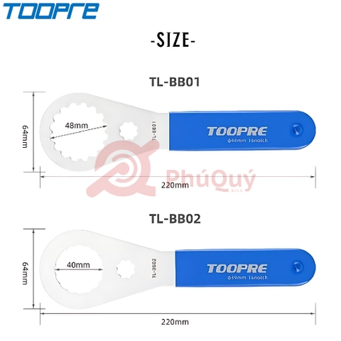 Cảo BB TOOPRE 4 Loại Dùng Cho BB SHIMANO / SRAM / DUB / PROWHEEL