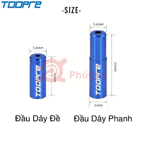 Đầu Chặn Thắng, Chặn Đề Nhôm TOOPRE