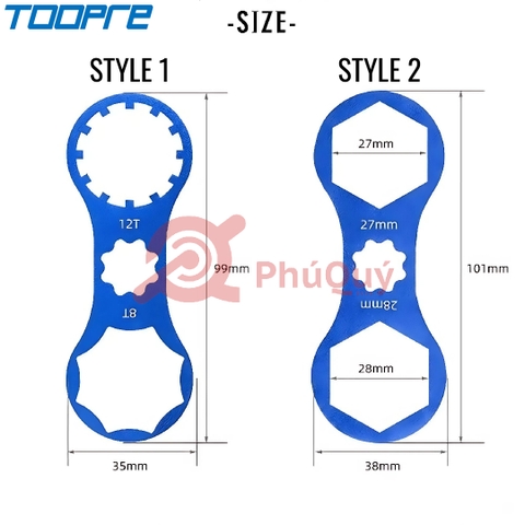 Tool Tháo Ốc Vai Phuộc 2 Trong 1 TOOPRE