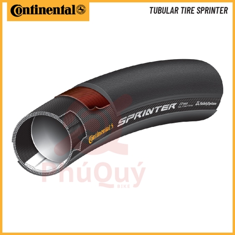 Vỏ 700x25c Tubular Bozo Continental Sprinter Đen Trơn