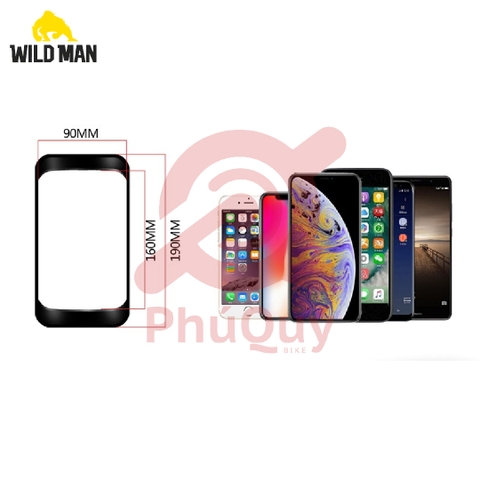 TÚI KHUNG ĐIỆN THOẠI WILDMAN 1L-T10 VIỀN ĐỎ