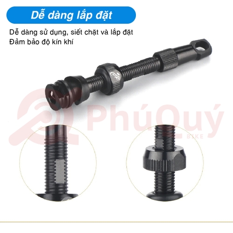 VAN TUBELESS TỐT ROAD/MTB 80mm