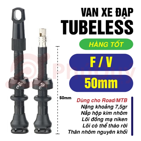 VAN TUBELESS TỐT ROAD/MTB 50mm