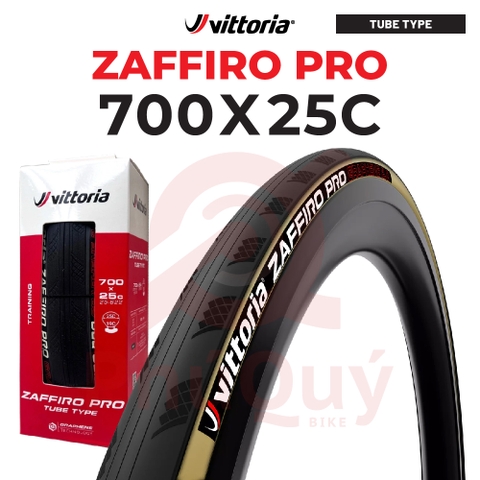 Vỏ Vittoria Zaffiro Pro V 700X25C có chống đinh Hông Nâu