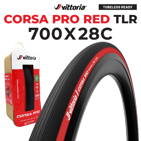 Vỏ VITTORIA CORSA PRO RED SPECIAL EDITION 700X28C