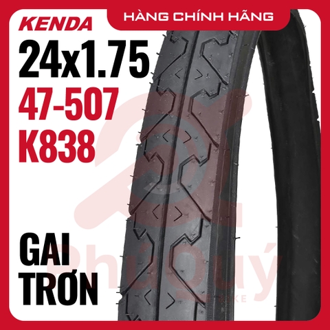 Vỏ Kenda 24x1.75 Gai Trơn (47-507)