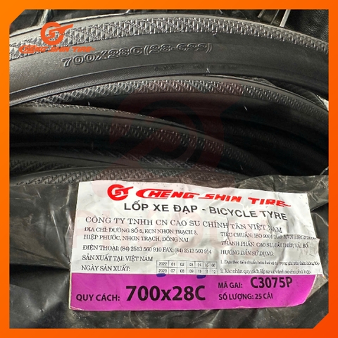 Vỏ Cheng Shin 700x28c  Có Talon (VAT)