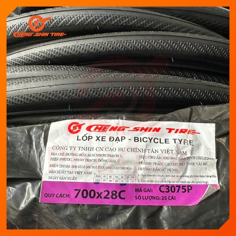 Vỏ Cheng Shin 700x28c  Có Talon (VAT)