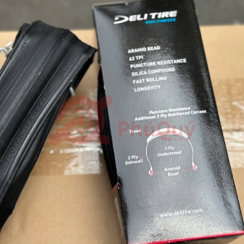Vỏ gấp Deli Tire 700x25c chống đinh Aramid SA-205 (VAT)