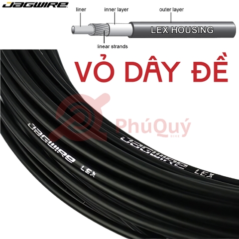 Vỏ Dây Đề Đen JAGWIRE