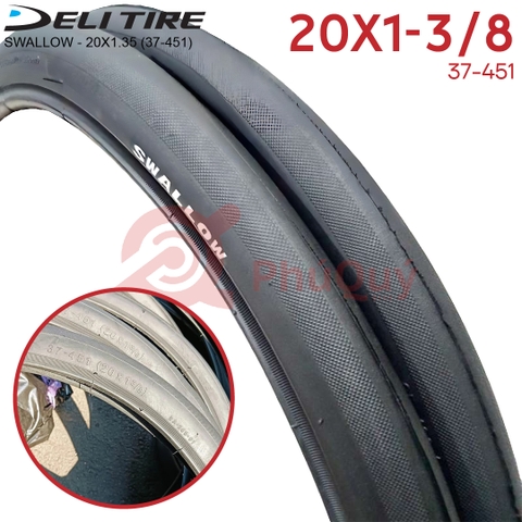 Vỏ Deli 20x1-3/8 (37-451) (VAT)