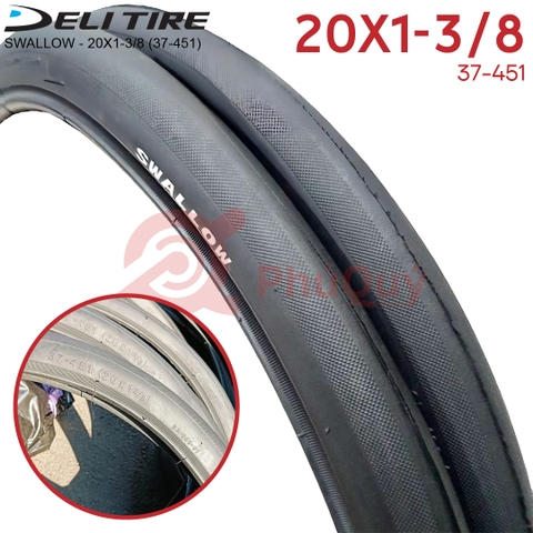 Vỏ Deli 20x1-3/8 (37-451) (VAT)
