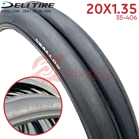 Vỏ Deli 20x1.35 (35-406) (VAT)
