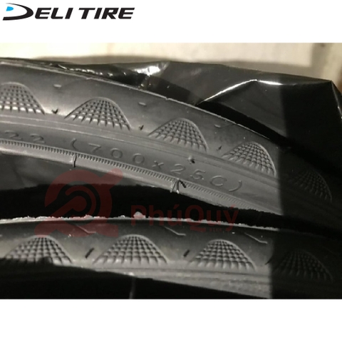 Vỏ Deli 700x25c gai sóng S-601 (VAT)