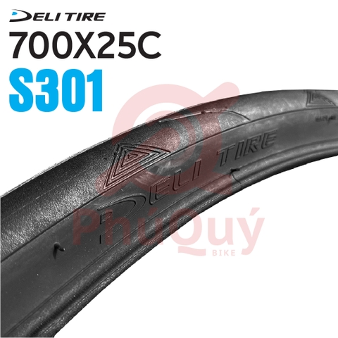 Vỏ xe đạp Deli 700x25C SA-301 gai tam giác (VAT)