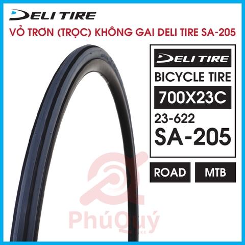 Vỏ Deli 700x23c Gai Trơn SA-205