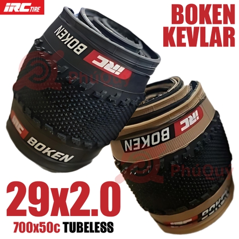VỎ IRC 29x2.0 (700x50C) BOKEN Kevlar