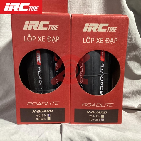 Vỏ 700x25c IRC Roadlite X-Guard Kevlar Chống Đinh