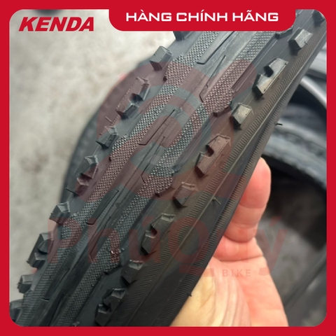 Vỏ KENDA 26x1.95 K847 Gai Leo Núi, Trơn Giữa