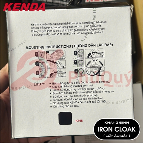 Vỏ KENDA Gấp 700x23 K196 CÓ CHỐNG ĐINH