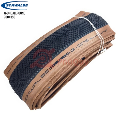 Vỏ SCHWALBE 700x35c G-One Allround TUBELESS Hông Nâu