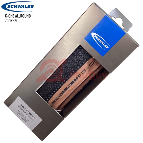 Vỏ SCHWALBE 700x35c G-One Allround TUBELESS Hông Nâu