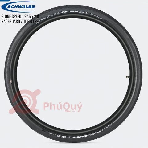 Vỏ Schwalbe 27.5x2.0 G-ONE SPEED TUBELESS