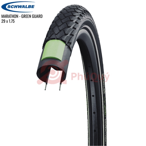 Vỏ Schwalbe 29x1.75 MARATHON Greenguard Không Talon
