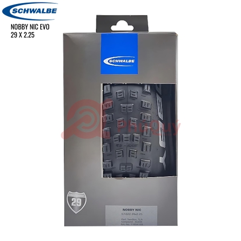 Vỏ Schwalbe 29x2.25 NOBBY NIC EVO GẤP TUBELESS