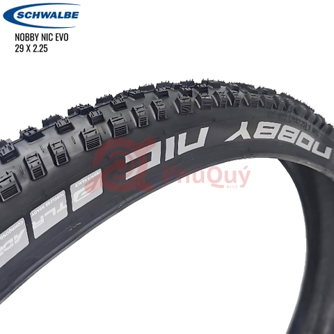 Vỏ Schwalbe 29x2.25 NOBBY NIC EVO GẤP TUBELESS