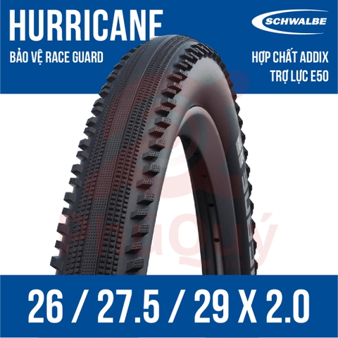 VỎ SCHWALBE  HURRICANE
