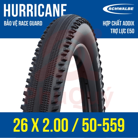 VỎ SCHWALBE  HURRICANE