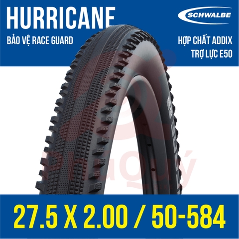 VỎ SCHWALBE  HURRICANE
