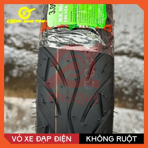 VỎ XE ĐIỆN CHENG SHIN 300-10 CM515 KHÔNG DÙNG RUỘT