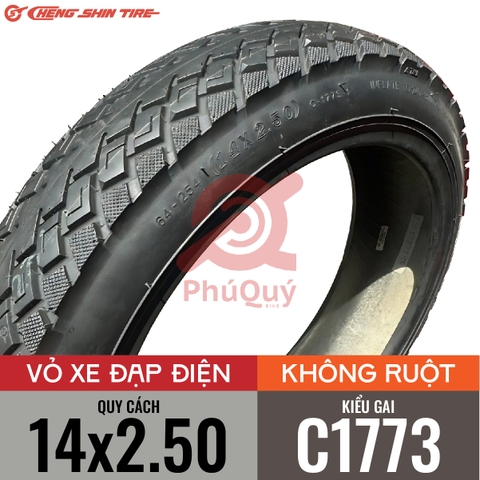 Vỏ Xe Điện Cheng Shin 14x2.50 C1773 Không Dùng Ruột (VAT)