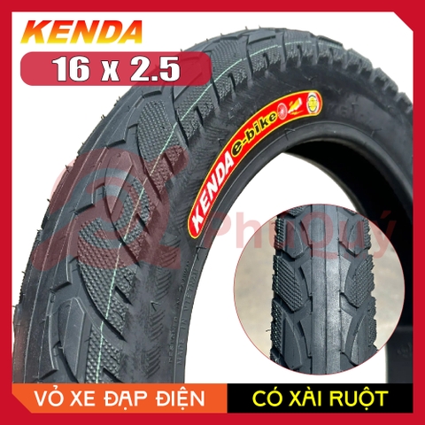 Vỏ KENDA 16x2.50 Có Xài Ruột XDD