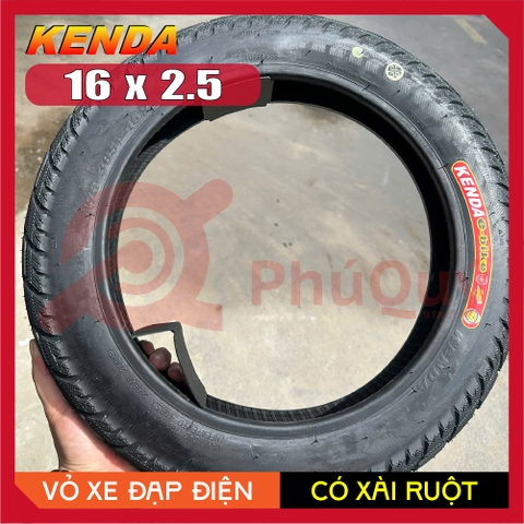 Vỏ KENDA 16x2.50 Có Xài Ruột XDD