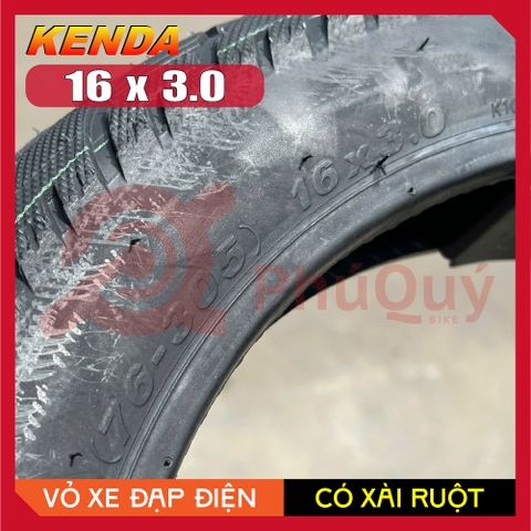 Vỏ KENDA 16x3.0 Có Xài Ruột (76-305)
