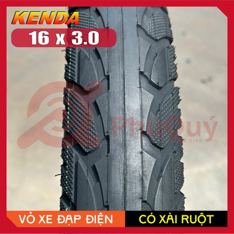 Vỏ KENDA 16x3.0 Có Xài Ruột (76-305)