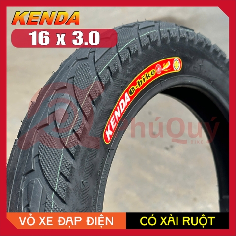 Vỏ KENDA 16x3.0 Có Xài Ruột (76-305)