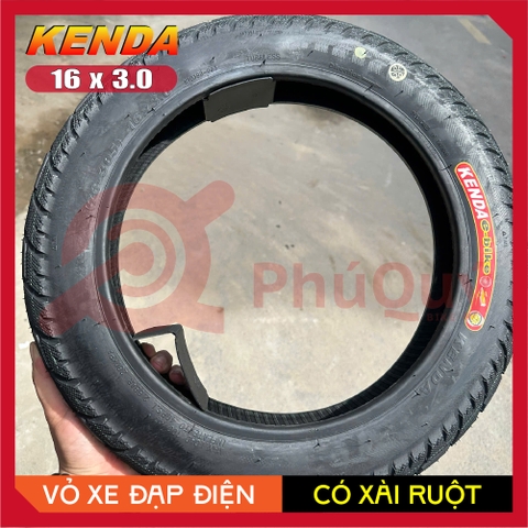 Vỏ KENDA 16x3.0 Có Xài Ruột (76-305)