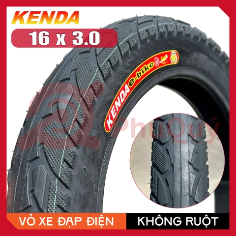 Vỏ KENDA 16x3.0 KHÔNG XÀI RUỘT