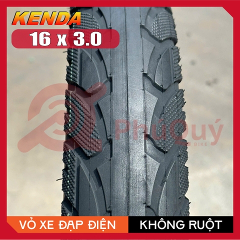 Vỏ KENDA 16x3.0 KHÔNG XÀI RUỘT