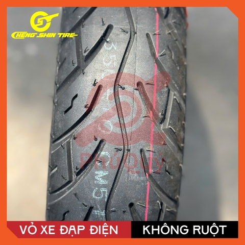 VỎ XE ĐIỆN CHENG SHIN 3.50-10 CM515 KHÔNG DÙNG RUỘT