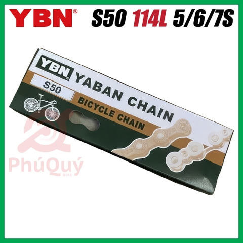 Sên YBN S50 114L Dùng 5/6/7 Tốc
