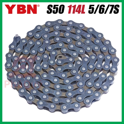 Sên YBN S50 114L Dùng 5/6/7 Tốc