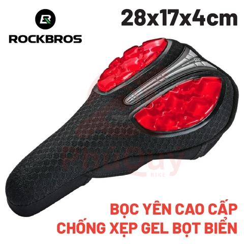 Bọc Yên Silicon Rockbros Đỏ - Dây Dán