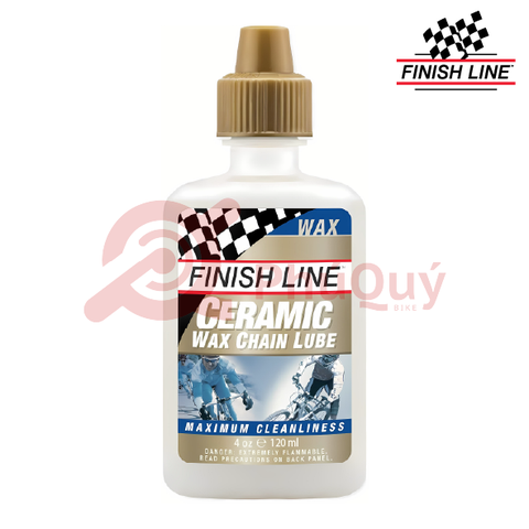 DẦU SÊN KHÔ XE ĐẠP FINISH LINE CERAMIC WAX 120ML