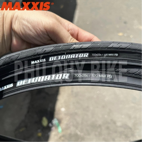 Vỏ xe đạp 700x23c Maxxis VN Detonator M203 có talon (VAT)