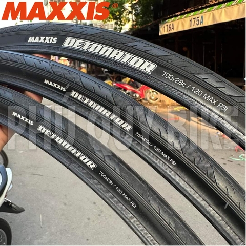 Vỏ xe đạp 700x23c Maxxis VN Detonator M203 có talon (VAT)